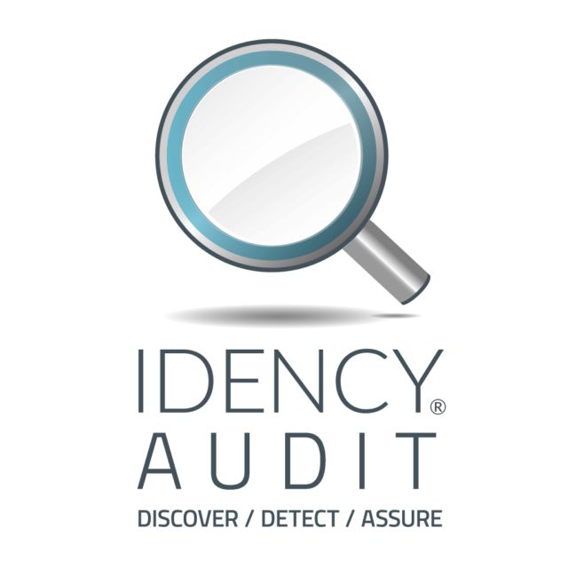 Idency Audit Suite logo: Discover, Detect, Assure